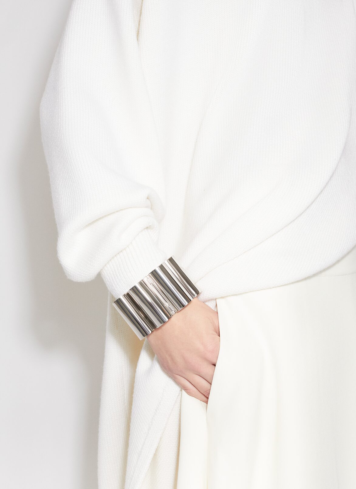 STACKING TUBE BRACELET ALAÏA SILVER STACKING TUBE BRACELET